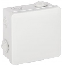 Коробка распределительная о/у 100х100х50мм с гермовводами 8 вх. IP54 KOR-100-100-50-8g  Б0037441  ЭРА