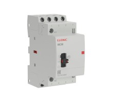 Контактор модульный YON max MCМ 4п 25A 240В 4НО с ручным управлением  MCM-25-40-A240  DKC