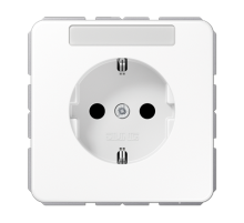 Штепсельная розетка SCHUKO 16A 250V~ с полем для надписи; белая  CD1520NAWW  Jung