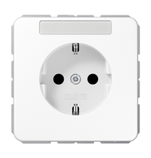 Штепсельная розетка SCHUKO 16A 250V~ с полем для надписи; белая  CD1520NAWW  Jung