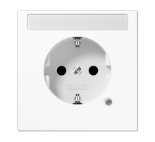 SCHUKO розетка с полем для надписи 9x58 мм LS1520BFNAKOWW Jung