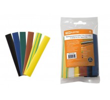 Термоусаживаемая трубка ТУТнг 10/5 набор (7 цветов по 3 шт. 100мм)  SQ0518-0505  TDM