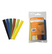 Термоусаживаемая трубка ТУТнг 10/5 набор (7 цветов по 3 шт. 100мм)  SQ0518-0505  TDM