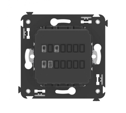 Механизм управления вентиляторами в стену, "Avanti", "Черный квадрат"  4402173  DKC