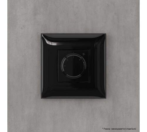 Механизм управления вентиляторами в стену, "Avanti", "Черный квадрат"  4402173  DKC