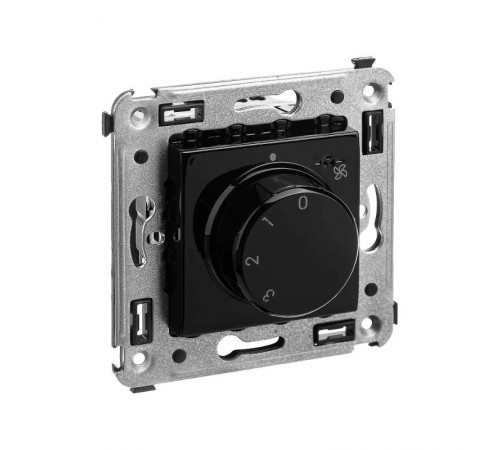 Механизм управления вентиляторами в стену, "Avanti", "Черный квадрат"  4402173  DKC