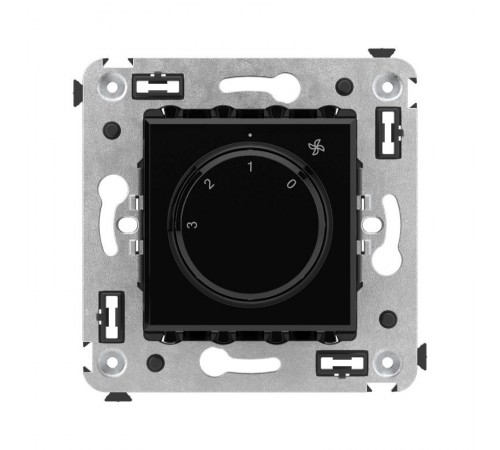 Механизм управления вентиляторами в стену, "Avanti", "Черный квадрат"  4402173  DKC