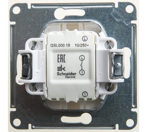 Glossa Перламутр Кнопка нажимная сх.1, 10AX  GSL000615  SE