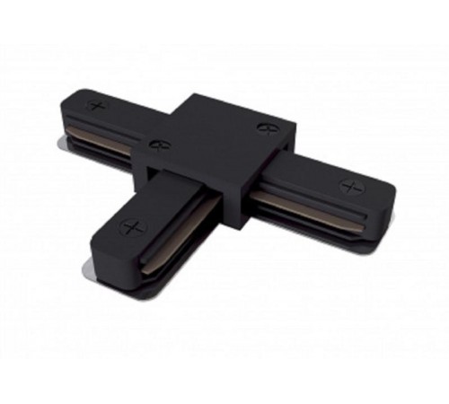 Коннектор TR-1PA-СT-BK T-образный для однофазного шинопровода черный  Б0054468  ЭРА