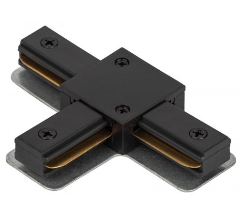 Коннектор TR-1PA-СT-BK T-образный для однофазного шинопровода черный  Б0054468  ЭРА