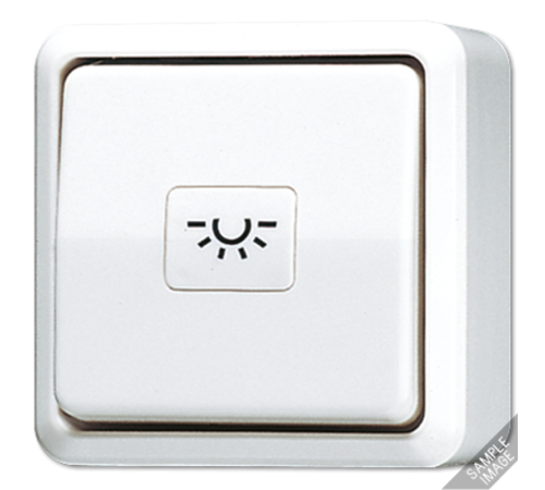 Кнопка 10A 250V ~  для накладного монтажа 633A Jung