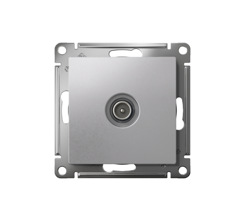 AtlasDesign Алюминий Розетка антенная одиночная TV коннектор, механизм  ATN000393  SE