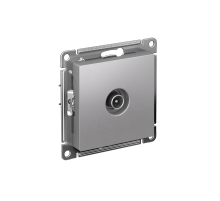 AtlasDesign Алюминий Розетка антенная одиночная TV коннектор, механизм  ATN000393  SE