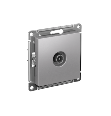 AtlasDesign Алюминий Розетка TV оконечная 1DB, механизм  ATN000391  SE