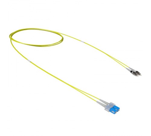 Оптический коммутационный шнур переходной Duplex SC-UPC/FC-UPC, 9/125 OS2, 1 м  RNPC9DCUFU1  DKC