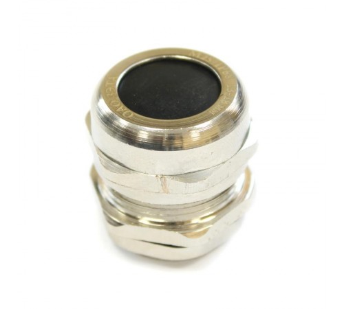 Кабельный ввод М 25 латунный УТ1,5 IP68 (d кабеля 13-18мм)  zeta30118  ГОФРОМАТИК