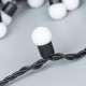 Светодиодная гирлянда ARD-BALL-CLASSIC-D17.5-10000-BLACK-100LED WARM (230V, 7W)  025584  Arlight