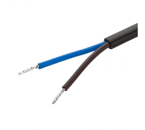 Шнур для бра ЭРА UX-ШВВП-2x0,75-1,8m-B 1,8м ШВВП 2x0,75мм2 черный   Б0051342  ЭРА