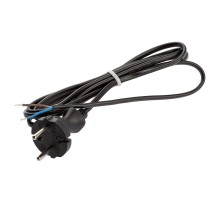 Шнур для бра ЭРА UX-ШВВП-2x0,75-1,8m-B 1,8м ШВВП 2x0,75мм2 черный   Б0051342  ЭРА