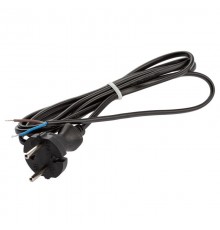 Шнур для бра ЭРА UX-ШВВП-2x0,75-1,8m-B 1,8м ШВВП 2x0,75мм2 черный   Б0051342  ЭРА