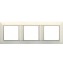 Рамка 3-поста; Eco Profi; термопласт; слоновая кость  EP483  Jung