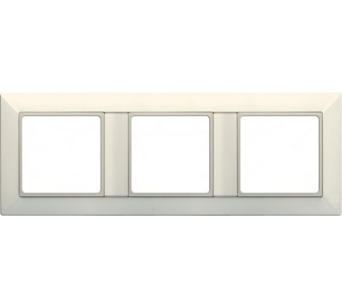 Рамка 3-поста; Eco Profi; термопласт; слоновая кость  EP483  Jung