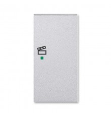 ABB Levit Серебро Клавиша 2-ая правая с символом сцены free@home  6220H-A02203 70  2CHH622203A4070  ABB