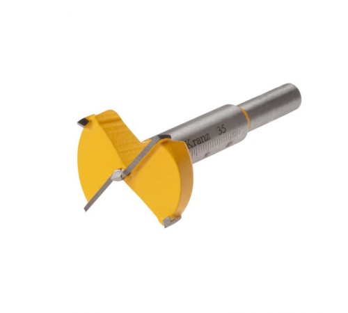 Сверло Форстнера по дереву, 35мм, цилиндрический хвостовик  KR-91-0791  Kranz