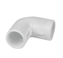 Угол 90 соединительный для трубы 20мм (5шт) белый Plast EKF  ug-t-20w-r  EKF