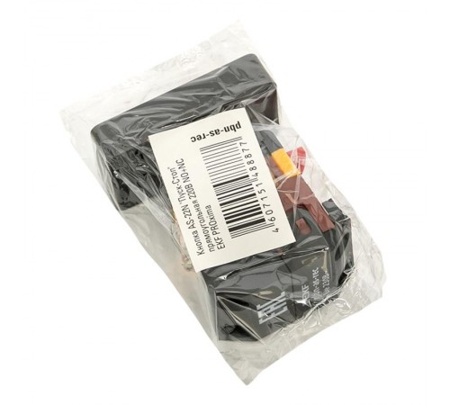 Кнопка AS-22N "Пуск-Стоп" прямоугольная 220В NO+NC EKF PROxima  pbn-as-rec  EKF