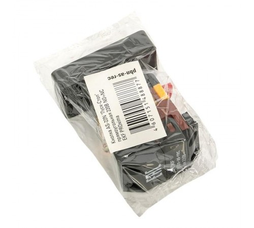 Кнопка AS-22N "Пуск-Стоп" прямоугольная 220В NO+NC EKF PROxima  pbn-as-rec  EKF