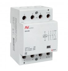 Контактор модульный КМ 40А 4NO 230VAC (3 мод.) AVERES  km-av-3-40-40-230V  EKF