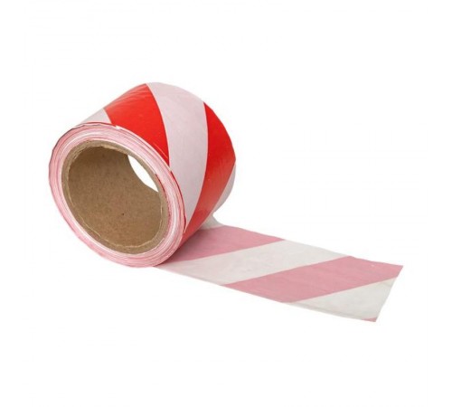 Лента оградительная ЛО "Красно-белая" 75х100 Basic  lo-75x100-bas  EKF