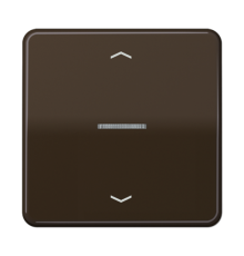 Клавиша для KNX кнопки, 1 группа с окошком и символами "стрелки"; дюропласт; коричневый  CD101KO5PBR  Jung