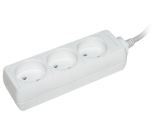 Удлинитель У3 3 места 2Р/2метра 2х0.75мм2 10А/250   WYP10-06-03-02-N  IEK