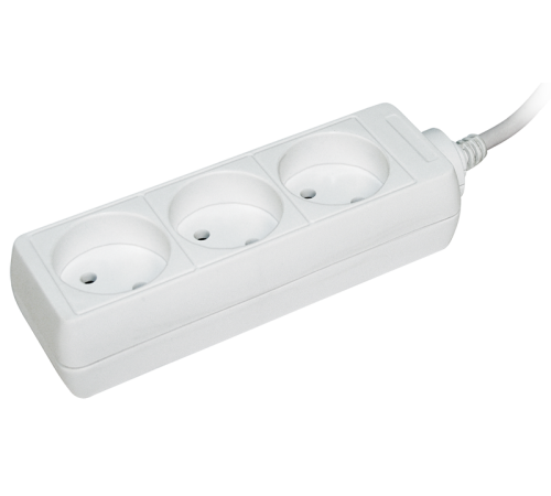 Удлинитель У3 3 места 2Р/2метра 2х0.75мм2 10А/250   WYP10-06-03-02-N  IEK