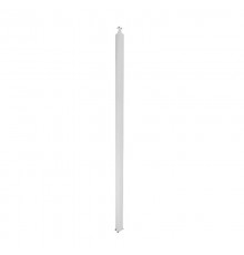 Универсальная колонна алюминиевая с крышкой из алюминия 2 секции, высота 2,77 метра, с возможностью увеличения высоты до 4,05 метра, цвет белый  6531