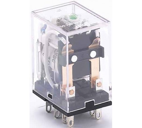 Промежуточное реле 2 конт. с инд. LED 5А 24В DC ПР-1  23218DEK  DEKraft