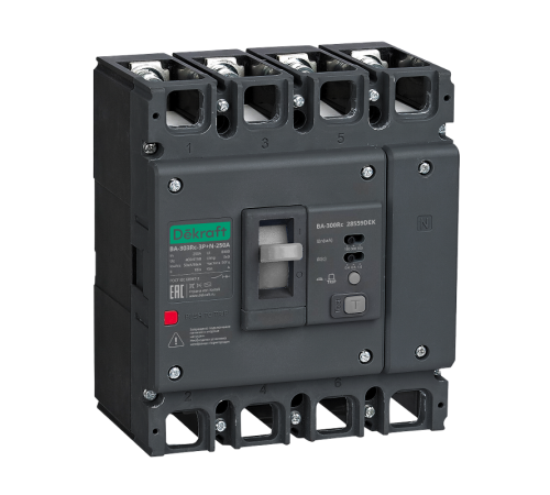 Силовой авт. выкл. ВА-303Rc Inst 3P 100А 50кА 100/300/500мА  28540DEK  DEKraft
