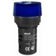 Лампа комм. ADDS 22 мм Цвет:СИНИЙ LED 220В ЛK-22   25005DEK  DEKraft