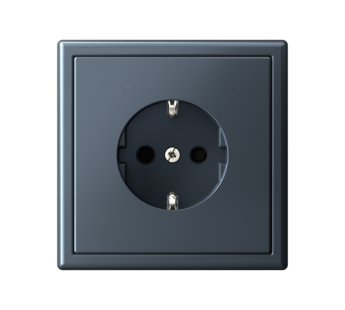 ArtGallery Грифель Розетка с заземлением со шторками, 16А, механизм, быстрозажим. клем.  GAL000745S  SE