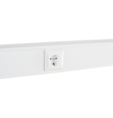 Суппорт с рамкой 1 пост (45х45) на профиль для кабель-канала 100х50  100012S  SPL