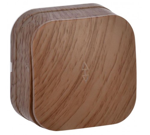 ВСп10-1-0-ХД Выключ. 1-кл. проход. о/у 10А GLORY дуб  EVH12-K24-10  IEK