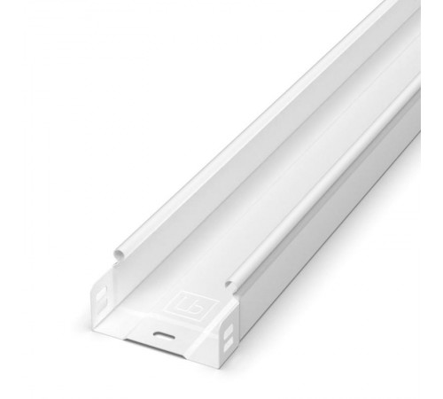 Лоток неперфорированный Стандарт 100х50х3000 (0,7 мм) RAL 9003 (24 м/уп)  PR16.10299  Промрукав