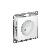 AtlasDesign Белый Розетка без заземления со шторками, 16А, механизм  ATN000149  SE
