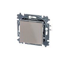 ABB Levit Кофе макиато / белый Переключатель 1-кл.  3559H-A06445 18W  2CHH590645A6018  ABB