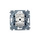 ABB Levit Кофе макиато / белый Переключатель 1-кл.  3559H-A06445 18W  2CHH590645A6018  ABB