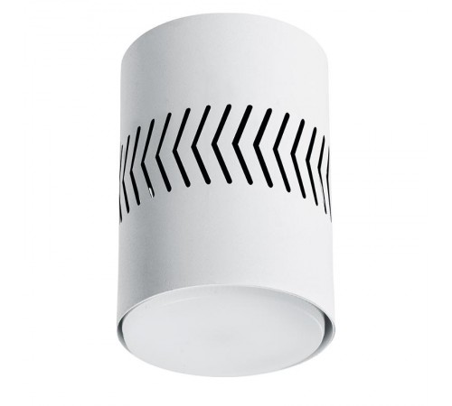 Светильник потолочный под лампу макс 12W, 230V, GX53 и подсветка 4000K, белый HL352  41457  FERON