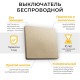 Выключатель дистанционного управления 230V 500W одноклавишный TM81, золото  41725  FERON