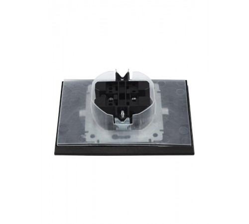 BRITE Розетка 2-ая с крышкой 16А в сб IP44 РСбш12-3-44-БрТБ темная бронза  BR-R26-16-44-K45-F  IEK